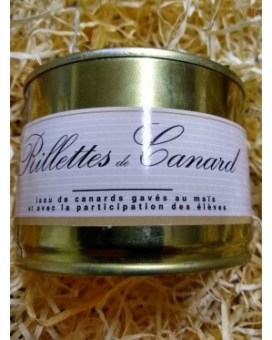 Rillettes de Canard 125 g Médaille de Bronze PARIS 2023